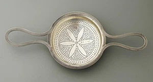COLADOR PERFORADOR inglés de plata de ley Peter & Ann Bateman 1796 - Imagen 1 de 5