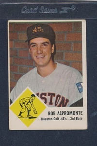 1963 Fleer #037 Bob Aspromonte Colt 45s VG *140 - Picture 1 of 1