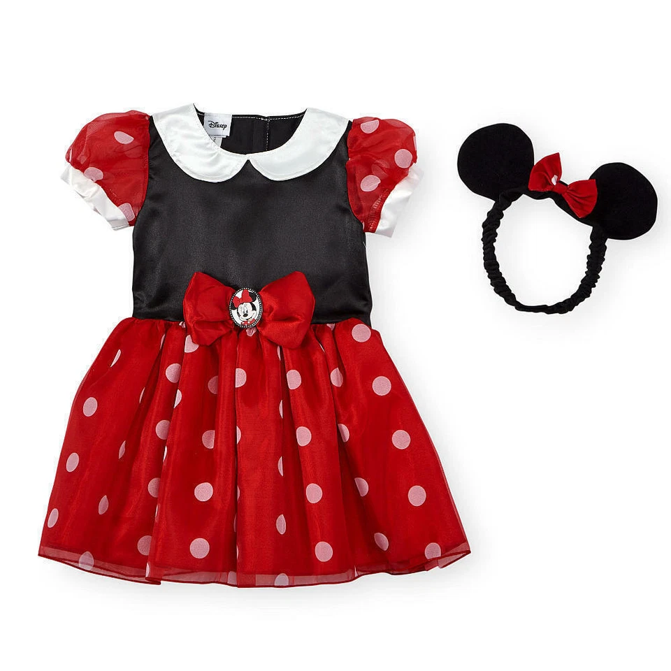 Disney Minnie Mouse DELUXE Baby Infant Costume Tutu Dress 3-6-9-12-18 Months - Image 1 of 1