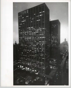 TIME & LIFE Gebäude, Rockefeller Center, NYC 1961 Pressefoto von Walter Sanders - Bild 1 von 2