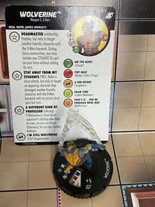 Marvel HeroClix XXS X-Men Xavier's School Wolverine Super Rare Figure 053 SR - Picture 1 of 1