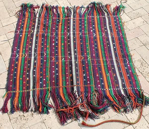Alfombra Turca Kilim Talla 3x2 Tejida a Mano Urfa Rayas Color Neón Cicim 98x83cm - Imagen 1 de 11