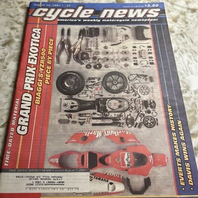 Cycle News Magazine August 15, 2001 - Image 1 of 4