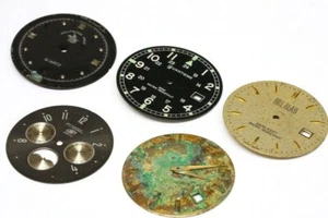 Lot of five mixed brands dials tro restore, 1 x Japan                      -6049 - Picture 1 of 2