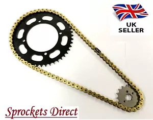 GOLD X-Ring Kette und Ritzel Kit Yamaha FZR1000 T,U,CT,CU Genesis '87-'88 - Bild 1 von 6
