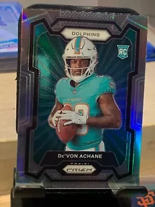 2023 Panini Silver Prizm #306 De'Von Achane (RC) - Picture 1 of 3