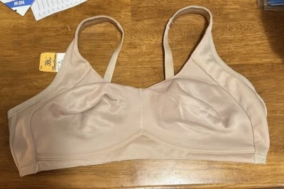 Sujetador inalámbrico acolchado cómodo algodón Bestform estilo 38C 5006231 Mochalite nuevo con etiquetas de colección Foto 1 de 3