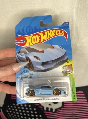 Blue Lamborghini Sesto Elemento Hot Wheels 164/250 HW EXOTICS 2018 Mattel Car 🌸 - image 1 of 3