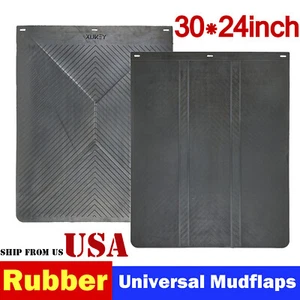 2Pcs HEAVY DUTY 24"x 30" RUBBER Mud flaps Guards Car Semi Truck Big Rigs Trailer - Picture 1 of 9