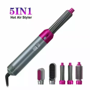 Heißluft Styler 5 in 1 Fön Volumenbürste Glätten Set mit Zubehör - Bild 1 von 9