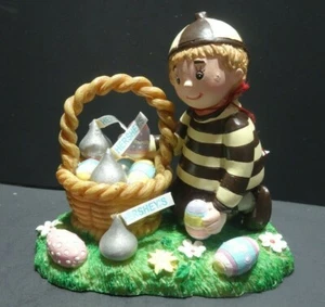 Figura coleccionable de Kurt Adler Hershey Elf Child Easter Basket 2004 Hershey's - Imagen 1 de 12