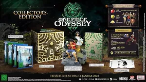 One Piece Odyssey Limited Collectors Edition personaggio Rufy + Lim, PS4 NUOVO & IMBALLO ORIGINALE - Foto 1 di 1
