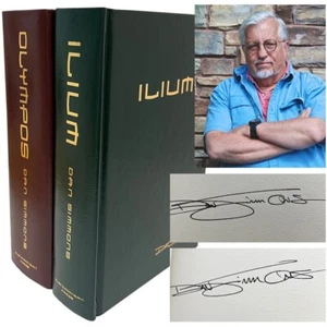 Dan Simmons OLYMPOS ILIUM Signed Limited Edition Subterranean 724 matching 2v - Imagen 1 de 13