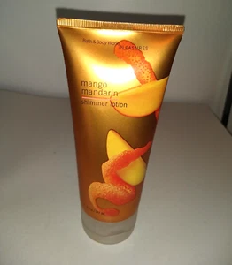 Bath & Body Works Pleasures Shimmer Loción Mango Mandarina 6 OZ Descontinuado NUEVO - Imagen 1 de 2