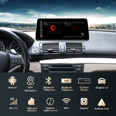 Ugode 12.3in Android TouchScreen Car Stereo WIFI BMW 1 Series E81 E87 2005-2012 - Image 1 of 4