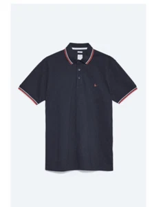 Camisa polo Jack Wills Edgeware con punta para hombre azul marino talla XS #REF72 - Imagen 1 de 4