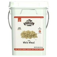 Augason Farms Hard White Wheat Emergency Food Storage 26lb (5-11183)