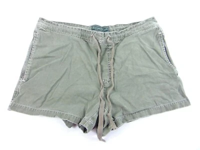 Abercrombie & Fitch Green Cotton Drawstring Chino Shorts XS - Image 1 of 4