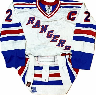 CAMISETA DE HOCKEY VINTAGE-PRO-52 BRIAN LEETCH "C" NY RANGERS STARTER AUTÉNTICA NHL Foto 1 de 4