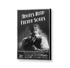 Rare Framed Home Alone prop Angels With Filthy Souls mini movie poster - Picture 1 of 1