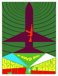 779. Póster Político Cubano. Semana Homenaje a las FAR.Diseño de Interiores para el Hogar - Imagen 1 de 1