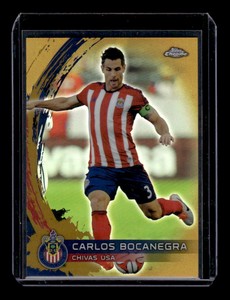 2014 Topps Chrome MLS Gold Refractors #53 Carlos Bocanegra /50 - EXACT SCAN