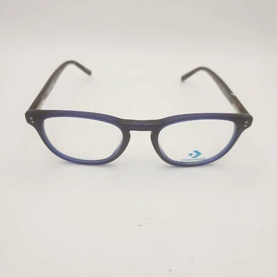 Monturas de gafas Converse K305 47-19-135 mate azul marino/tortuga, bisagras de resorte, nuevas sin etiquetas Foto 1 de 4