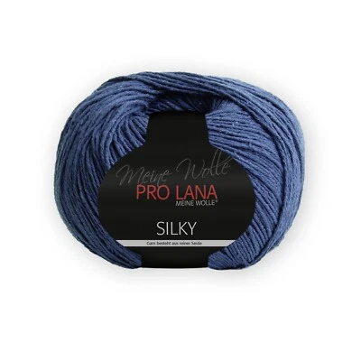 SILKY von PRO LANA - MARINE (50) - 50 g / ca. 200 m Wolle - Bild 1 von 2