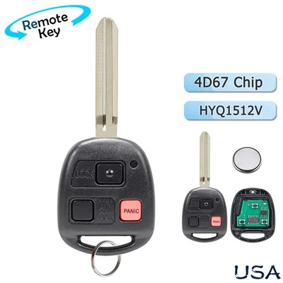 Mando a distancia para Toyota Land Cruiser 2003 2004 2005 2006 2007 HYQ1512V Foto 1 de 4