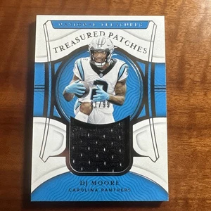 2021 Panini National Treasures Treasured Patches #TP-DJM. D.J. Moore Jersey /99 - Picture 1 of 2