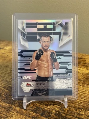 2025 Topps Finest UFC Uncommon Petr Yan #105 Refractor Black 20/20 Bookend - Image 1 of 2