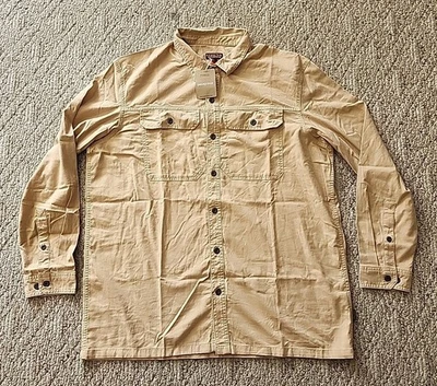 NWT New Patagonia Men's Hemp Light Farrier's Shirt Sz XL Whole Weave Husk Tan  - Image 1 of 4