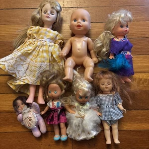 Lote de 7 Muñecas De Colección Años 70’s 80’s 90’s, As Found, My Little angel, Uneeda, Effanbee - Imagen 1 de 24