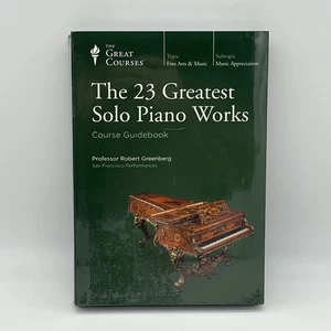 The Great Courses: The 23 Greatest Solo Piano Works (DVD/Guidebook) NEW - Picture 1 of 3
