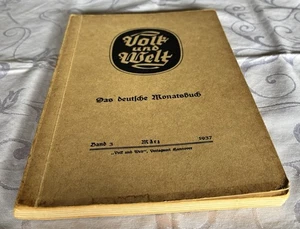Volk und Welt - Das Deutsche Monstsbuch März 1937 - Bild 1 von 1