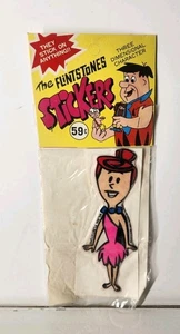 Vintage 1977 H.B.P Inc. The FLINTSTONES Puffy Sticker WILMA Hanna Barbera - Bild 1 von 2