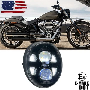 DOT LED Headlight DRL Hi/Low Beam For Harley Breakout 2015-2022 Plug and Play - Bild 1 von 14