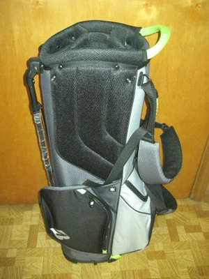 TOTALMENTE NUEVO Bolso Bridgestone Gambler Stand 4 vías superior Negro/Gris Foto 1 de 4