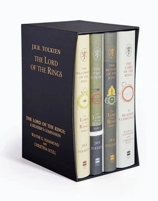 Lord of the Rings 4 Books Boxed Set By J. R. R. Tolkien Fantasy Novel Hardcover - Image 1 of 3
