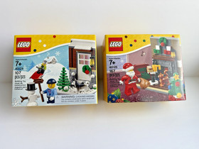 LEGO Christmas Winter Fun & Santa&rsquo;s Visit 2015 Exclusive Sets 40124 40125 NISB