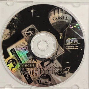 Corel WordPerfect Suit 7 PC Windows 95 CD-ROM - Picture 1 of 2