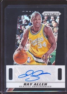 2024 PANINI PRIZM DECA RAY ALLEN BLACK PRIZM AUTO AUTOGRAPH 1/1! - Picture 1 of 2