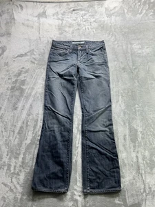 JJ Joes Jeans Y2K BootCut Low Rise Denim Womens Sz 25 Blue Western Cowgirl Boho - Picture 1 of 12