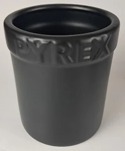 Pyrex Porta Utensili Crock Nero Gres Ceramica Spedizione Gratuita - Foto 1 di 5
