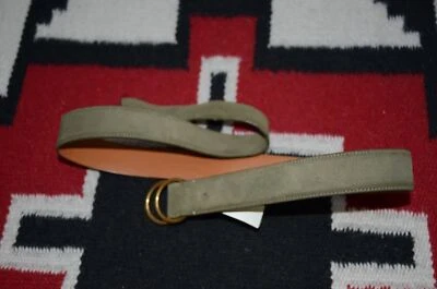 Ralph Lauren фиолетовый этикетка сделано в Италии замши и кожи двойной O кольцо ремень - Изображение 1 из 2