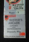 1930s Suster's Arcade Lunches Refreshments Bowling Phone 3 Denmark WI Brown Co