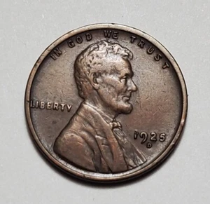 1925 D LINCOLN WHEAT PENNY #C8467 - Picture 1 of 2