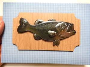 1 Karte Hallmark Signatur schöner VATERTAG von Lieblingsschmerz im Barsch Fisch - Bild 1 von 9