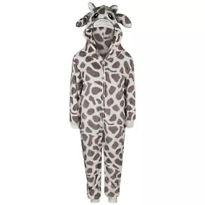 A2Z Onesie One Piece Kids Girls Boys Soft Fluffy Giraffe Halloween Costume 2-14Y - Afbeelding 1 van 5