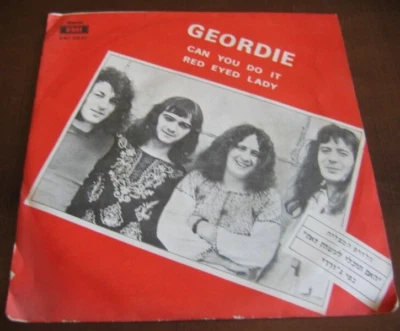 GEORDIE (AC/ DC) can you do it/red eyed lady RARE COVER  ISRAEL ISRAELI p/s - Image 1 of 4